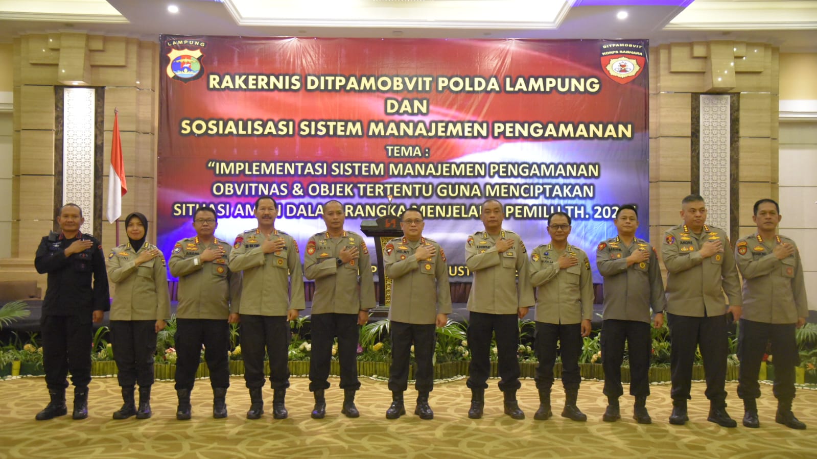 Jelang Pemilu 2024 Kapolda Lampung Implementasikan Sistem Manajemen